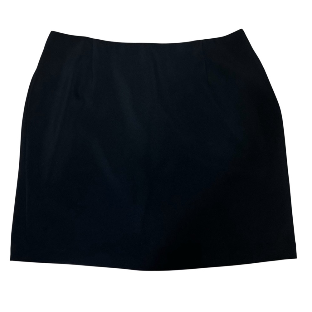 TanJay black lined pencil skirt with back slit. Plus size 18 Women's Petites